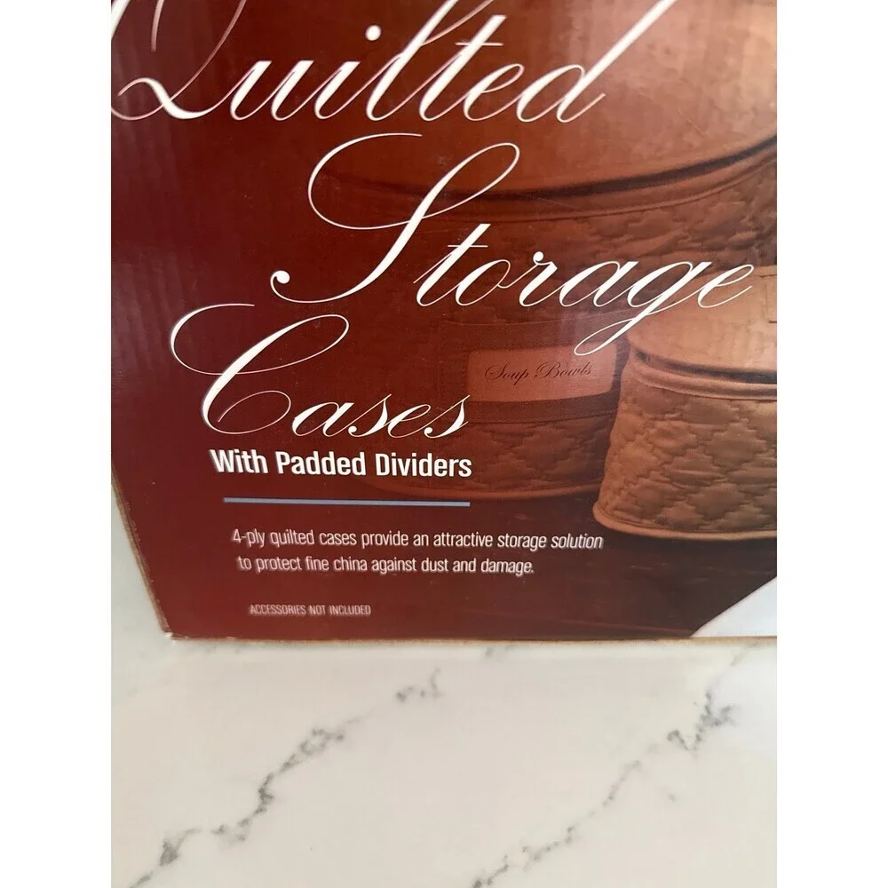 Quilted Storage Cases Set of 10